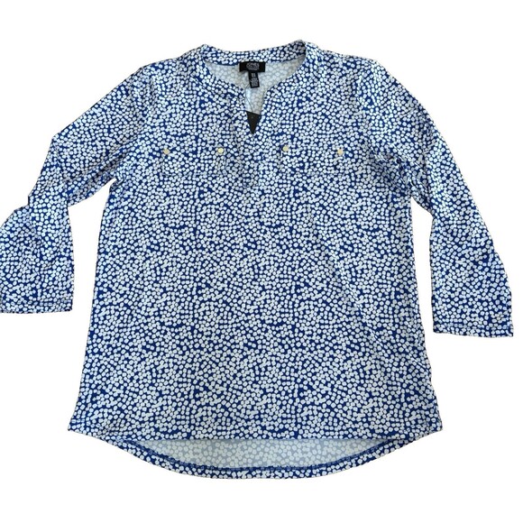 Jones New York Tops - Jones Of New York Shirt Women’s Size Medium Signature 3/4 Sleeve Stretch NWT $69